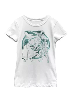 Raya and the Last Dragon Watercolor Graphic T-Shirt -Disney Princess shop Belk 846