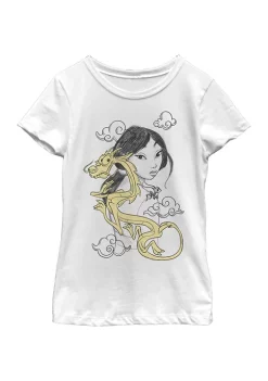 Disney Princess Mulan Graphic T-Shirt -Disney Princess shop Belk 85