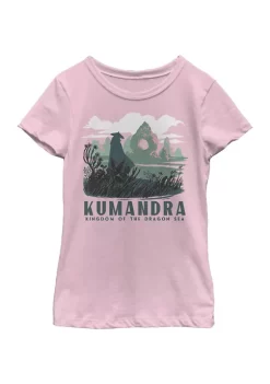 Raya and the Last Dragon Kumandra Graphic T-Shirt -Disney Princess shop Belk 854