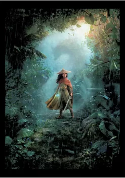 Raya and the Last Dragon Lone Warrior Poster Graphic Top -Disney Princess shop Belk 869