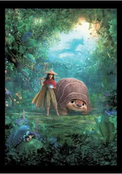 Raya and the Last Dragon Tuk Tuk Poster Graphic T-Shirt -Disney Princess shop Belk 881