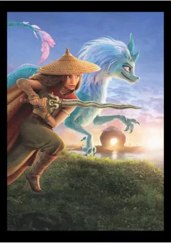 Raya and the Last Dragon Sisu Poster Graphic T-Shirt -Disney Princess shop Belk 885