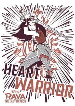 Raya and the Last Dragon Raya Heart Line Graphic T-Shirt -Disney Princess shop Belk 925