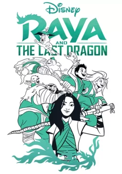 Raya and the Last Dragon Action Graphic T-Shirt -Disney Princess shop Belk 937