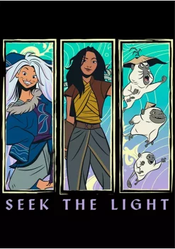 Raya and the Last Dragon Panel Boxes Graphic T-Shirt -Disney Princess shop Belk 941