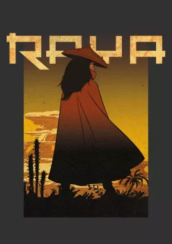 Raya and the Last Dragon Desert Graphic T-Shirt -Disney Princess shop Belk 981