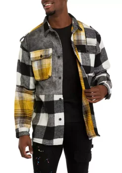 Reason Clothing Men's Indiana Plaid Shirt